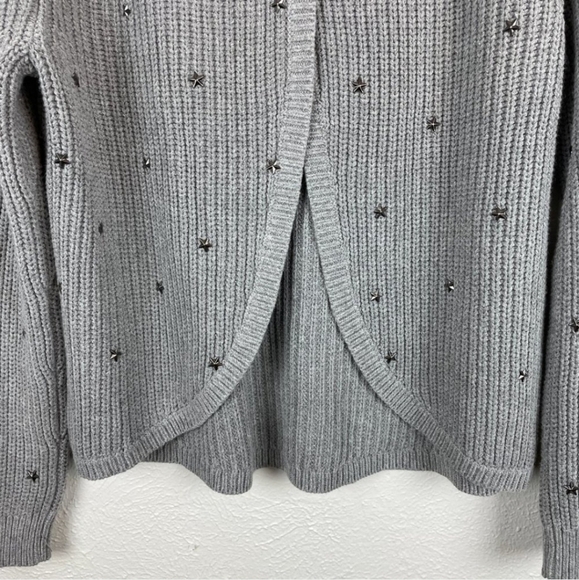 Wildfox Erica Star Studded Split Back Sweater Size S - Picture 9 of 11